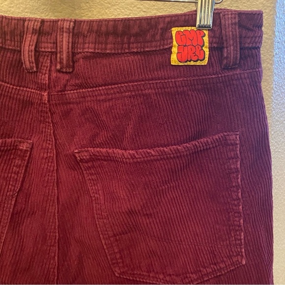 EMPYRE Relax Maroon Corduroy Jeans Skate Pants Size 32 - Picture 7 of 8